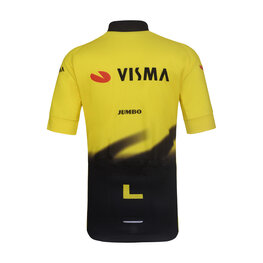 BONAVELO Kolesarski dres s kratkimi rokavi - VISMA 2026 KIDS - rumena/črna