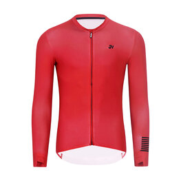 HOLOKOLO Kolesarski dres z dolgimi rokavi poletni - VICTORIOUS ELITE - rdeča