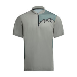 HOLOKOLO Kolesarski dres s kratkimi rokavi - ADVENTURE - zelena