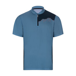 HOLOKOLO Kolesarski dres s kratkimi rokavi - ADVENTURE - modra