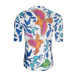 HOLOKOLO Kolesarski dres s kratkimi rokavi - SPARROVER - bela/večbarvno