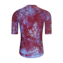 HOLOKOLO Kolesarski dres s kratkimi rokavi - RUSTLE - bordo