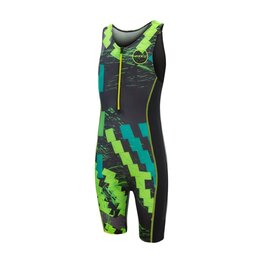 ZONE3 Kolesarski kombinezon - ADVENTURE TRISUIT - črna