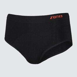 ZONE3 Boksarice - SEAMLESS SUPPORT BRIEFS - črna