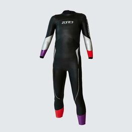 ZONE3 Kolesarski kombinezon - ADVENTURE WETSUIT  - črna