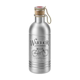 ELITE Kolesarska steklenica za vodo - VINTAGE ALU 600 - srebrna