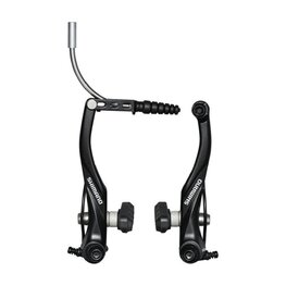 SHIMANO zavora na obroču - V-BRAKE T4000  - črna