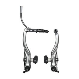 SHIMANO zavora na obroču - V-BRAKE T4000  - srebrna