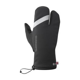 SHIMANO Kolesarske  rokavice z dolgimi prsti - WINDSTOPPER PRIMALOFT 2x2 - črna