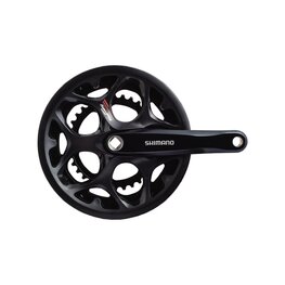 SHIMANO gonilke in verižniki - TOURNEY A070 170mm 50/34 - črna