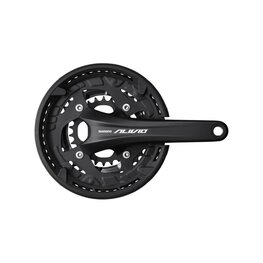 SHIMANO gonilke in verižniki - ALIVIO T4060 175mm 44/32/22 - črna