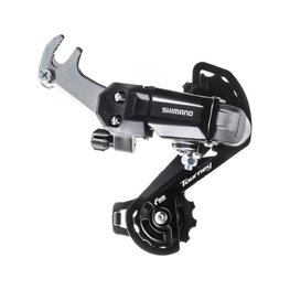 SHIMANO menjalnik - TOURNEY TY200GS HOOK - črna