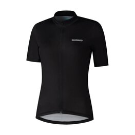 SHIMANO Kolesarski dres s kratkimi rokavi - ELEMENT - črna