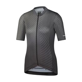 SHIMANO Kolesarski dres s kratkimi rokavi - YURI - siva
