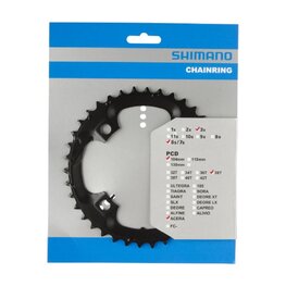 SHIMANO menjalnik - CHAINRING M361 38 - črna