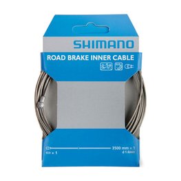 SHIMANO zavorna vrvica - BRAKE CABLE ROAD 3500mmx1,6mm - srebrna