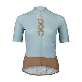 POC Kolesarski dres s kratkimi rokavi - ESSENTIAL ROAD  - modra/rjava