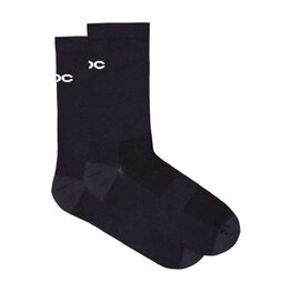POC Kolesarske klasične nogavice - CADENCE ROAD LONG SOCKS - črna