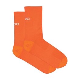 POC Kolesarske klasične nogavice - CADENCE ROAD SOCKS - oranžna