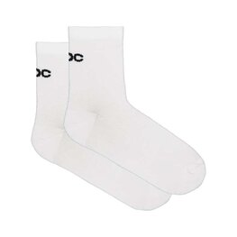 POC Kolesarske klasične nogavice - CADENCE ROAD AIR SOCKS - bela