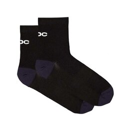 POC Kolesarske klasične nogavice - CADENCE ROAD AIR SOCKS - črna