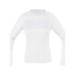 GORE Kolesarska  majica z dolgimi rokavi - BASE LAYER - bela