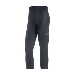 GORE Kolesarske 3/4 hlače brez naramnic - C3 - črna