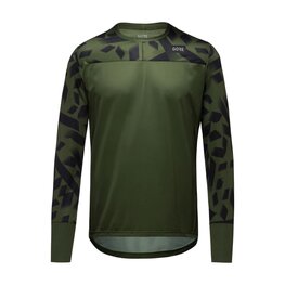 GORE Kolesarska  majica z dolgimi rokavi - TRAILKPR - črna/siva