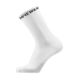 GORE Kolesarske klasične nogavice - ESSENTIAL MERINO - bela