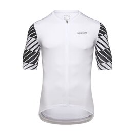 GORE Kolesarski dres s kratkimi rokavi - SWIFTRIDE OPTICAL - bela/črna