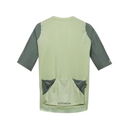 GORE Kolesarski dres s kratkimi rokavi - DISTANCE 2.0 - zelena