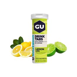 GU Kolesarska  prehrana - HYDRATION DRINK TABS 54 G LEMON/LIME