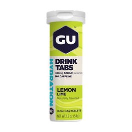 GU Kolesarska  prehrana - HYDRATION DRINK TABS 54 G LEMON/LIME