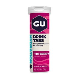 GU Kolesarska  prehrana - HYDRATION DRINK TABS 54 G TRIBERRY