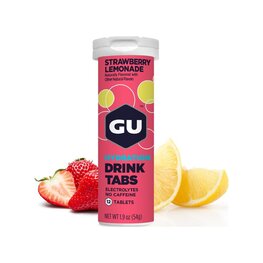 GU pijača - DRINK TAABS 54 g STRAWBERRY HIBISCUS