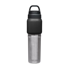 CAMELBAK Kolesarska steklenica za vodo - MULTIBEV VACUUM STEINLESS 0,65L/0,5L - črna