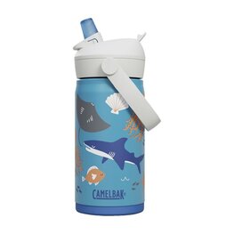 CAMELBAK Kolesarska steklenica za vodo - THRIVE FLIP STRAW KIDS VSS 0,35 L - modra/večbarvno