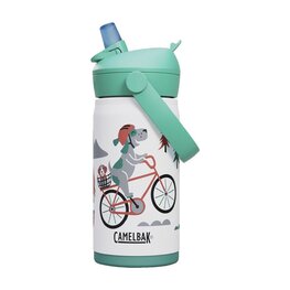 CAMELBAK Kolesarska steklenica za vodo - THRIVE FLIP STRAW KIDS VSS 0,35 L - bela/večbarvno