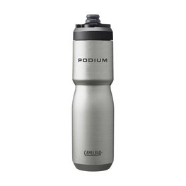 CAMELBAK Kolesarska steklenica za vodo - PODIUM 0,65l - srebrna