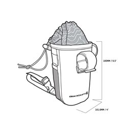 BLACKBURN Kolesarska  torba - OUTPOST - črna