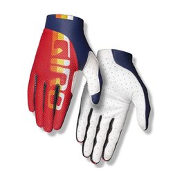 GIRO Kolesarske  rokavice z dolgimi prsti - TRIXTER - rdeča/črna/bela