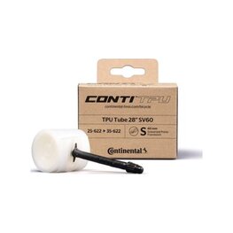 CONTINENTAL zračnica - TPU TUBE 28 SV60 - bela/črna