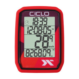 CICLOSPORT tahometer za kolo - PROTOS 105 - rdeča