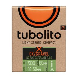 TUBOLITO zračnica - X-TUBO CX/GRAVEL 28/700C - SV60 - oranžna
