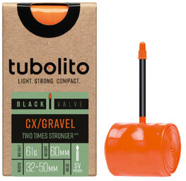 TUBOLITO zračnica - CX/GRAVEL 700x32/50C - SV60 - oranžna