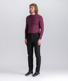 SANTINI Kolesarske dolge hlače brez naramnic - ACTIVE - črna