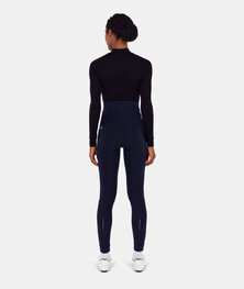 SANTINI Kolesarske dolge hlače brez naramnic - RTR - modra