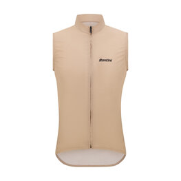 SANTINI Kolesarski brezrokavnik - RTR WIND - rjava