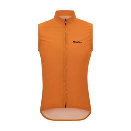 SANTINI Kolesarski brezrokavnik - RTR WIND - oranžna