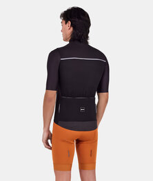 SANTINI Kolesarski brezrokavnik - RTR WIND - črna